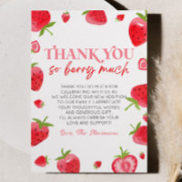 Fruta de fresa Un Baby Shower dulce de Berry