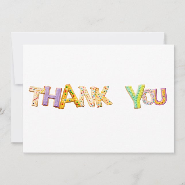 TARJETA DE AGRADECIMIENTO FUENTE EXTREMA DE COOKIE (Anverso)