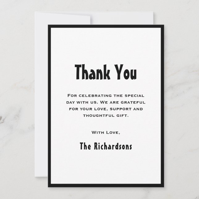 Tarjeta De Agradecimiento Fun First Halloween Ghost 1er cumpleaños Spooky un (Anverso)