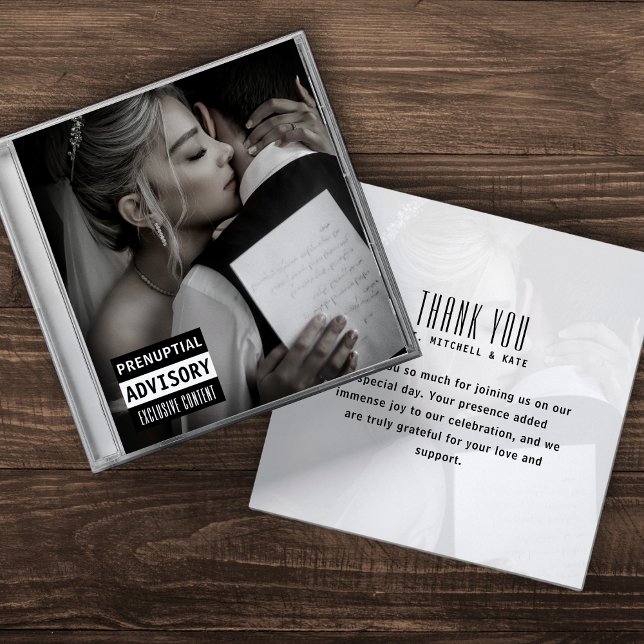 Tarjeta De Agradecimiento Funda de CD de música Portada de álbum Boda (Subido por el creador)