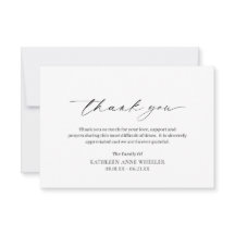 Funeral clásico minimalista simple