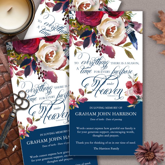 Tarjeta De Agradecimiento Funeral Memorial Funeral Floral Gracias Cartas (sympathy thank you cards,
after funeral thank you cards,
thank you cards for celebration of life,)