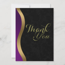 Funeral negro elegante dorado púrpura