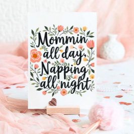 Tarjeta De Agradecimiento Funny Botanical Mother's Day Thank You Card