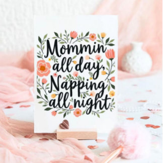 Tarjeta De Agradecimiento Funny Botanical Mother's Day Thank You Card