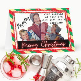 Tarjeta De Agradecimiento Funny Christmas Card Best Friend "Parenting"