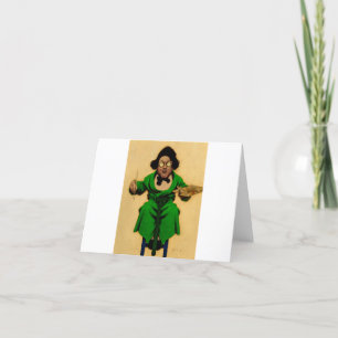 Tarjeta De Agradecimiento Futurista oscuro, 1923 por Maxfield Parrish