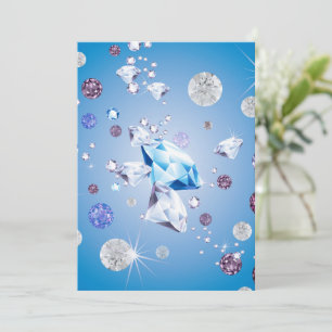 Tarjeta De Agradecimiento Galaxia Diamond 4