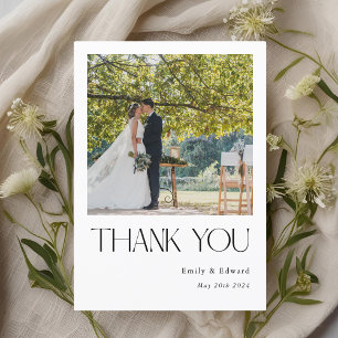 Tarjeta De Agradecimiento Galería de Arte Moderno Foto Boda