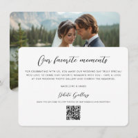 Galería fotográfica de código QR Boda de escritura