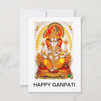 TARJETA DE AGRADECIMIENTO GANPATI FELIZ