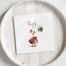 Ganso Navideño Tonto Cumpleaños de Invierno Uno