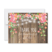 Garden Floral Berry Baby Shower Boda Gracias