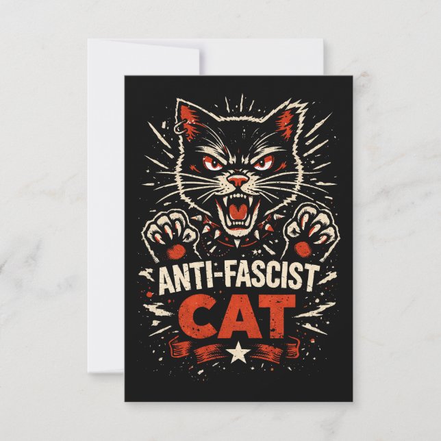 Tarjeta De Agradecimiento Garras de la Resistencia (Anverso)