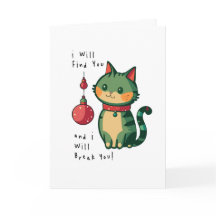 Gato de Navidades traviesos