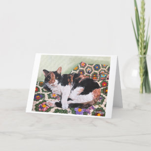 Tarjeta De Agradecimiento Gatos y calderos-Zoey