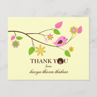 Tarjeta De Agradecimiento GC | Pájaro dulce gracias