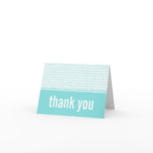 Geek Moda Código Binario Gracias Tarjeta, Aqua