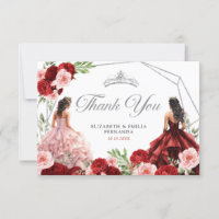 Gemelos rojos rosados gemelos princesas reales 15 