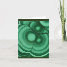 Tarjeta De Agradecimiento Gemstone Malachite
