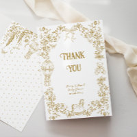 Género Neutral Toile Whimsical Floral Baby Shower