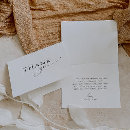 Tarjeta De Agradecimiento Género sinusal neutro Baby Shower plegado