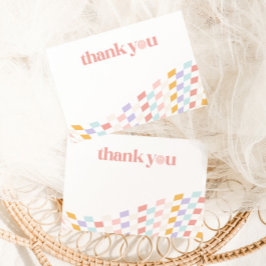 Tarjeta De Agradecimiento Genial Cumpleaños De Una Niña Por Primera Vez Cuad