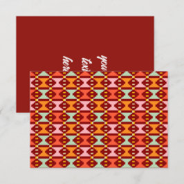 Tarjeta De Agradecimiento Geometría Moderna Boho