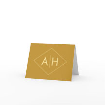 Tarjeta de agradecimiento geométrica moderna en po