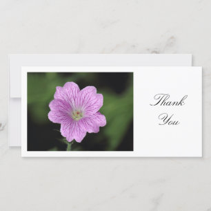 Tarjeta De Agradecimiento Geranium Endressii - Gracias