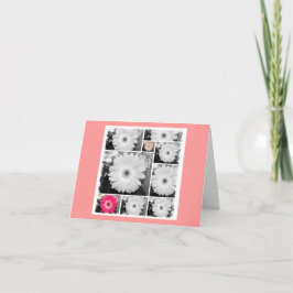 Tarjeta De Agradecimiento Gerberas