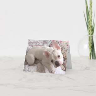 Tarjeta De Agradecimiento Get Well Card French Bulldog Floral Shabby Chic