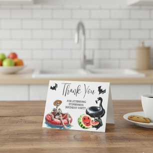 Tarjeta De Agradecimiento Ghouls Quiere Que Sun Summerween