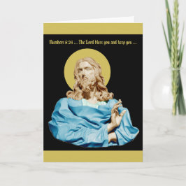 Tarjeta De Agradecimiento Gian Lorenzo Bernini Busto de Cristo 1679