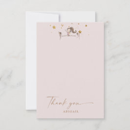 Tarjeta De Agradecimiento Gimnasia Rosa Tumada Cumpleaños Gracias