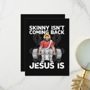 Tarjeta De Agradecimiento Gimnasio de Entrenamiento Jesús Flaco No Vuelve