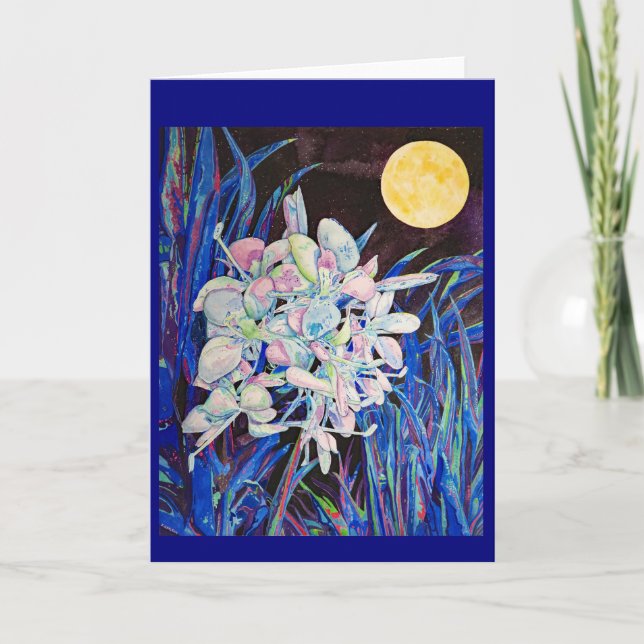 Tarjeta De Agradecimiento Ginger Moon (Anverso)