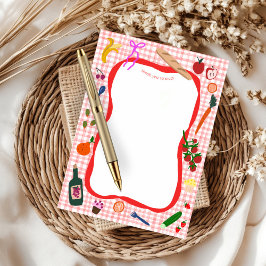Tarjeta De Agradecimiento Gingham Picnic Moderno Cute PERSONALIZADO Bridal S