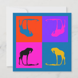 Tarjeta De Agradecimiento Giraffe Wreath risingdove.com