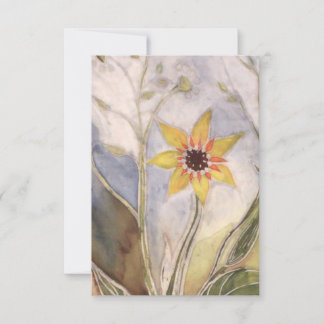 Tarjeta De Agradecimiento Girasol