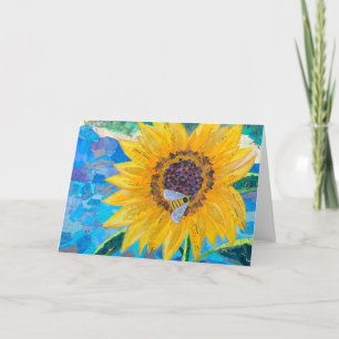 Tarjeta De Agradecimiento Girasol
