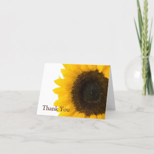 Tarjeta De Agradecimiento girasol de Petr Kratochvil, gracias observar