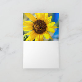 Tarjeta De Agradecimiento Girasoles 