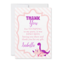 Girly Dinosaur Pink Birday