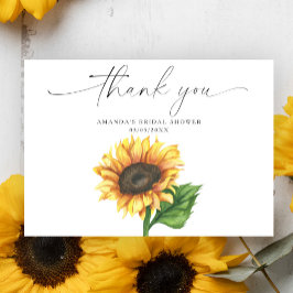 Tarjeta De Agradecimiento Giro acuático, gracias ducha de novia