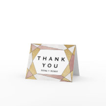 Glam Geométrico Diamante Gracias