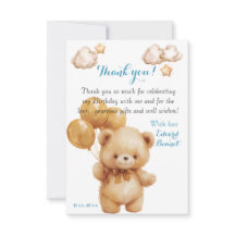 Globo beige de osito 