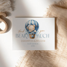 Globo de aire caliente azul Teddy Bear para lactan