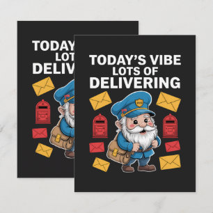 Tarjeta De Agradecimiento Gnomos trabajadores del correo correo