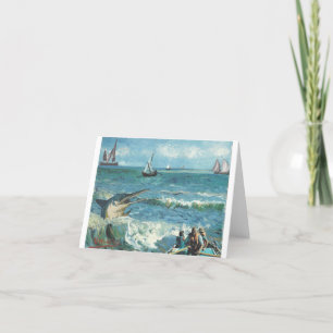 Tarjeta De Agradecimiento Gogh al mar -